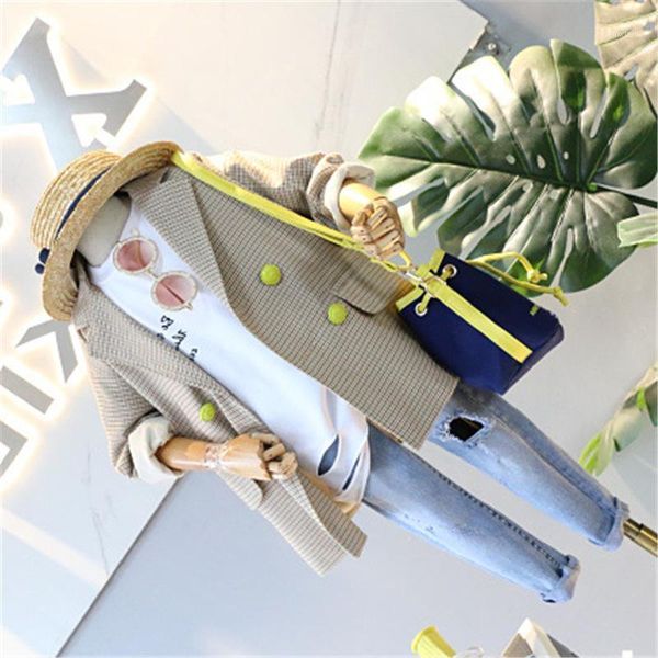 

coat coats and jackets women baby girl jacket girl's winter clothes thickened woolen children's single breasted1, Blue;gray