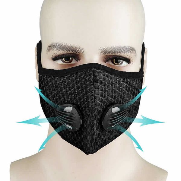 

ear-hanging anti-dust breathable designer and masks anti-haze 3d running mesh cloth filter element cycling mask dhl