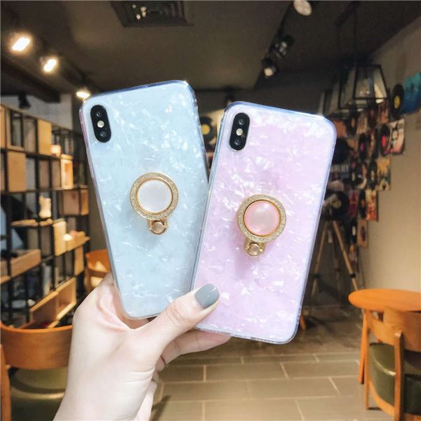 

11 suitable for / 12pro xsmax soft shell marble ring buckle xr mobile phone case 78