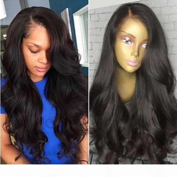 

loose wave 100% human hair full lace wig glueless brazilian full lace human hair wigs with baby hair for black woman, Black;brown