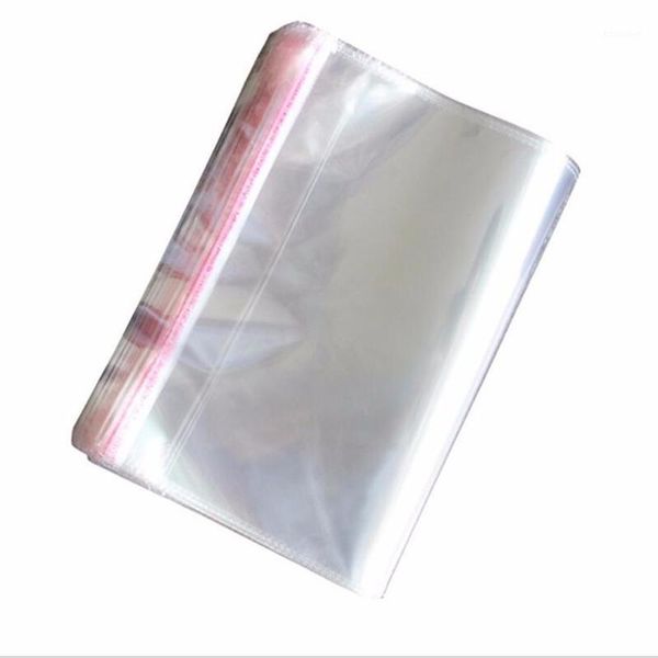 

1000pcs storage bags transparent self adhesive resealable clear cellophane poly bags opp seal gift packaging bag jewelry pouch1