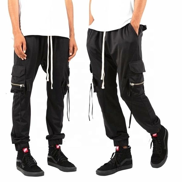 

oem designer mens black tactical cargo pants