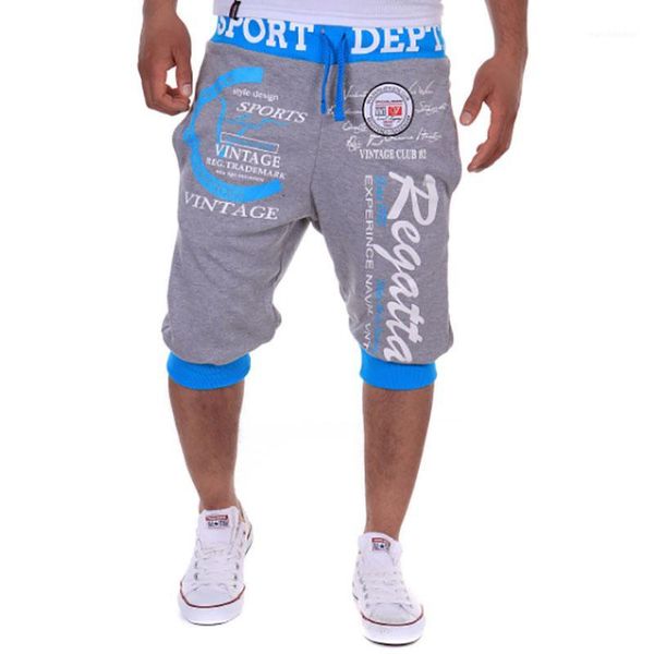 

2020 new men's casual shorts digital printing fashion shorts1, White;black