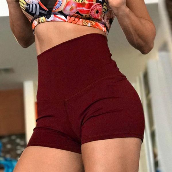 

women red shorts fashion bodycon workout short pants feminino pantalones mujer fitness soft sportwear summer mujer, White;black