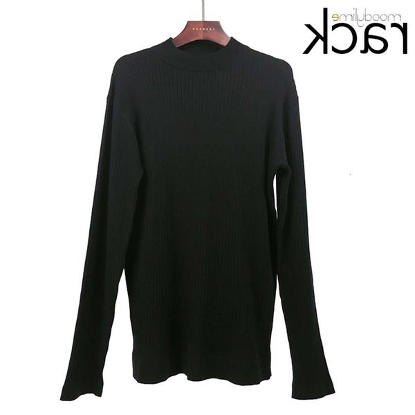 

1sq1smoodylimerack basic custtom tight fit sofer cotton men pullover sweater2w2w8uy, Black