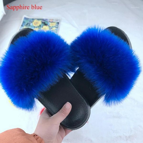 

slippers puimentiua 2021 women's faux fur fuzzy slides fluffy sandals open toe indoor outdoor shoes woman slipper furry1, Black