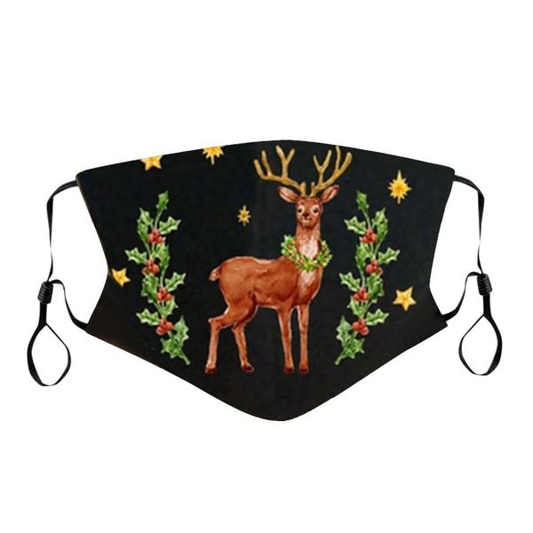 

маски с рождеством с новым годом лица пылезащитные ветрозащитный туманном дышащая велоспорт маска санта-клауса элк печати mascarillas bbydtx