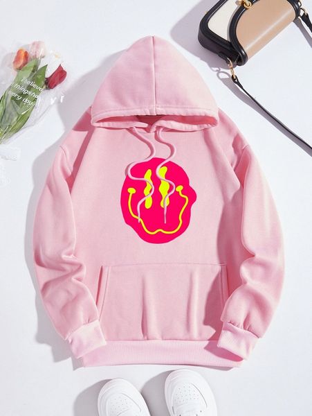 

cartoon graphic hooded sweatshirt o1et#, White;black