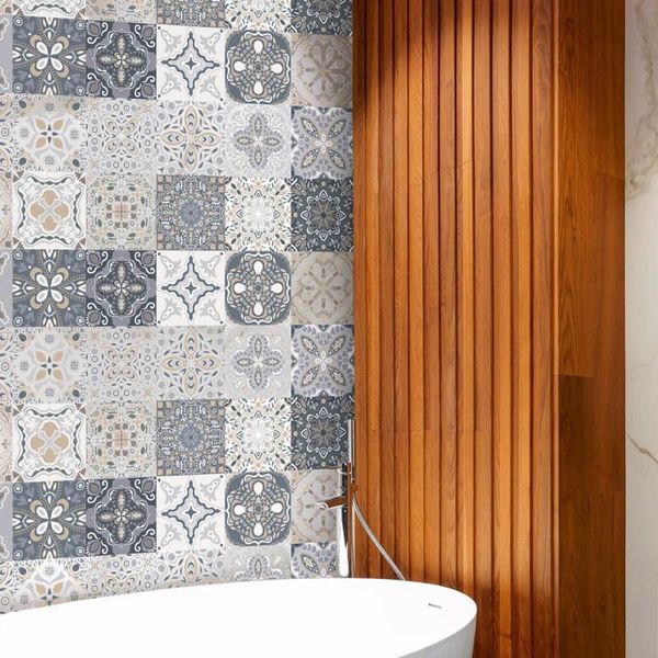 

wall stickers diy kitchen bathroom home tile sticker 20pcs self adhesive pvc diagonal ceramic waterproof decals