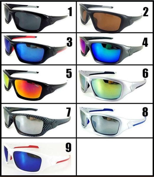 

brand designer sunglasses sports summer shades glasses cycling sunglasses women men goggles reflective coating sun glasses 9 colors, White;black
