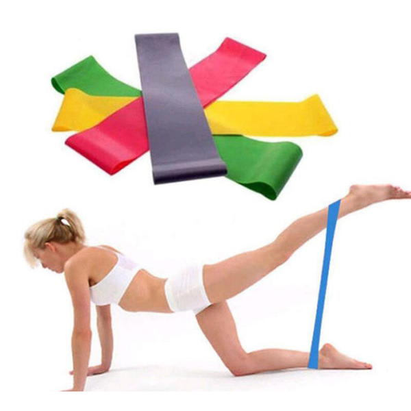 

resistance bands pull up workout fitness gym exercise equipment latex yoga strength training athletic rubber