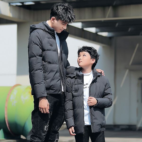 

new design parent-child outfit memorias usb kids heated jacket