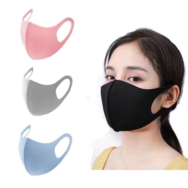 

black anti dust mask breathing filters protective face mouth cotton masks respirator washable reusable anti fog haze multiple colour
