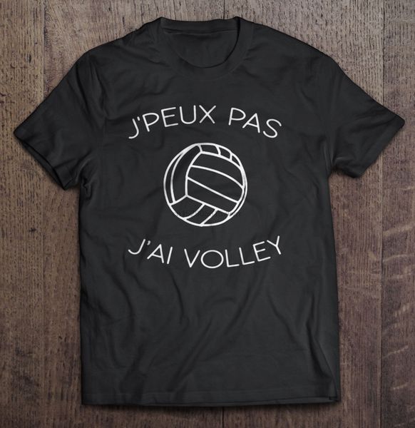 

men t shirt j peux pas j ai volley women t-shirt sport hooded sweatshirt hoodie