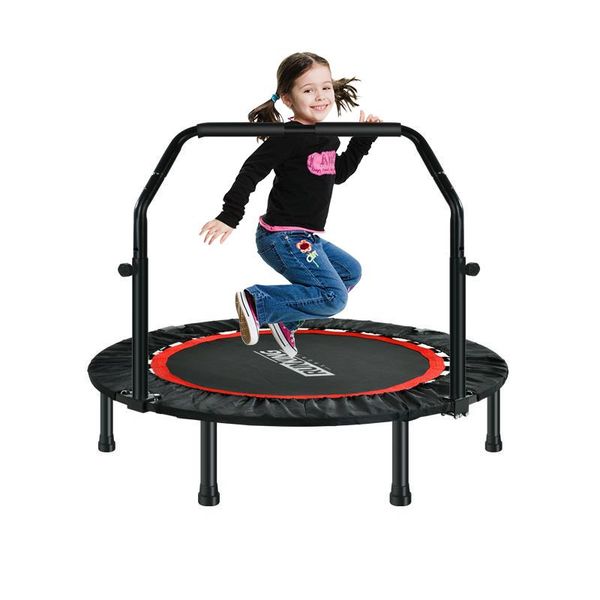 

40 48-дюймовый дети сгиб батут с защитными перилами легкий разборка детей подарок летние упражнения фитнес открытый крытый sqcxgt buy_home