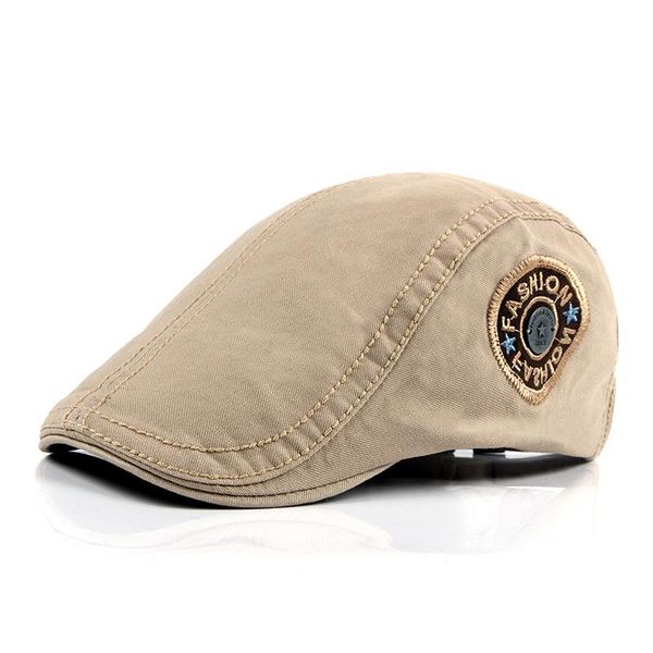 

berets idopy men`s women`s cotton sboy caps all season fashion embroidery ivy irish classic comfy paperboy hats unisex, Blue;gray