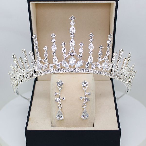 

headdress 2020 new korean bride high end atmosphere super fairy wedding dress female 18-year-old crown, Silver