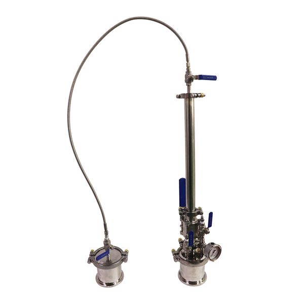 

zzkd 0.25lb closed loop extractor for high safety industrial equipment, used to extract bho materials from plant leaves