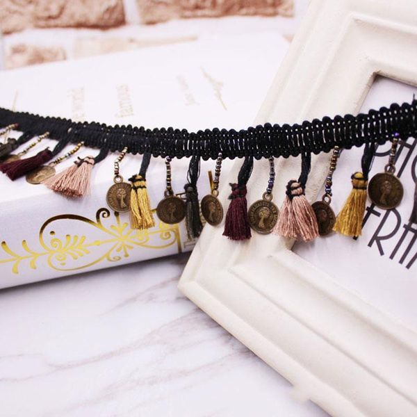 

1yards lot diy accessories lace ribbon tassel cotton tassels trimming fringes for sewing bed sheet clothes curtains decoration h jlljzc