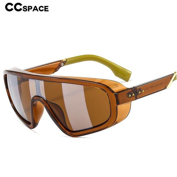 

sunglasses 46602 one lens oversized goggle men women fashion shades uv400 vintage glasses, White;black