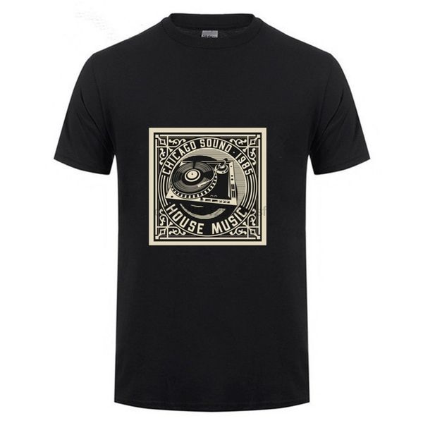 

vintage vinyl record turntable chicago sound 1987 house music punk style men hip hop streetwear homme sport hooded sweatshirt hoodie t shirt