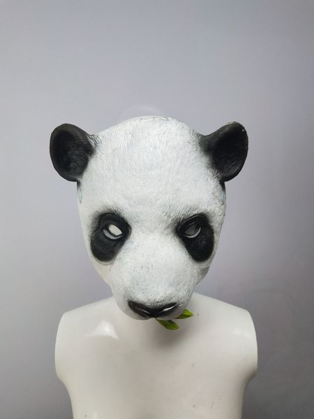 

gwrd4 halloween pu foam panda animal halloween pu foam panda mask simulation simulation animal mask oik3n