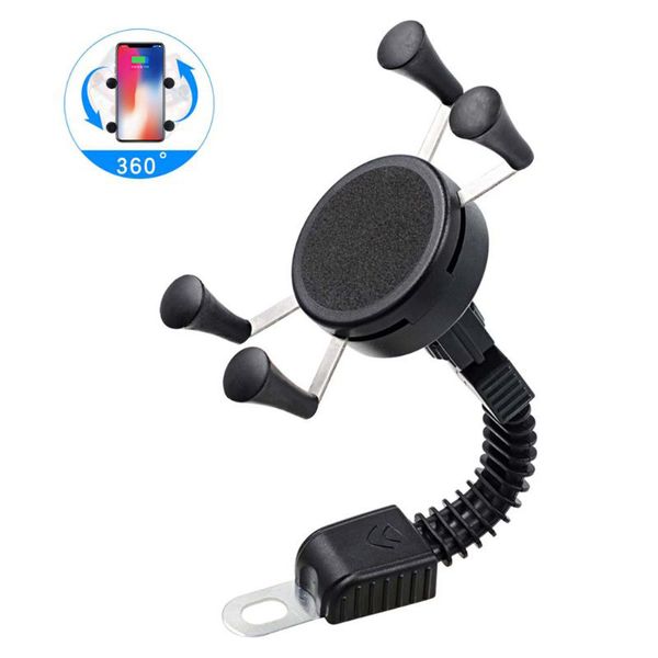 

bicycle 360mobile phone holder silicone for iphone samsung xiaomi universal motor mobile bike handlebar stand bracket