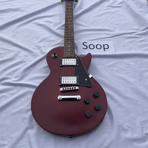 

customized ebony fretboard red electric guitar