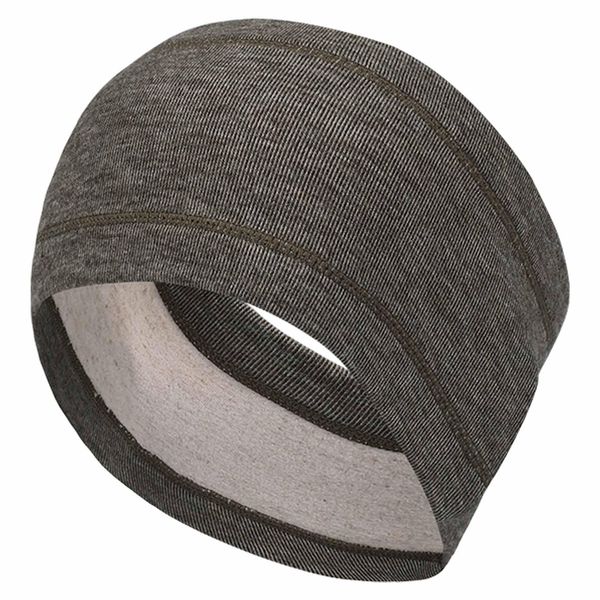 

winter warm fleece headband thermal sweatband sports fitness yoga hair band skiing gym cycling running soft headscarf men women bbygbe, Black