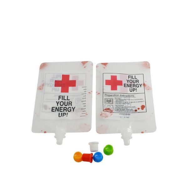 

halloween drink pouch juice bag blood scary zombie spout suction nozzle 250ml 20 pcs beverage milk coffee wine qylmyp bdebaby