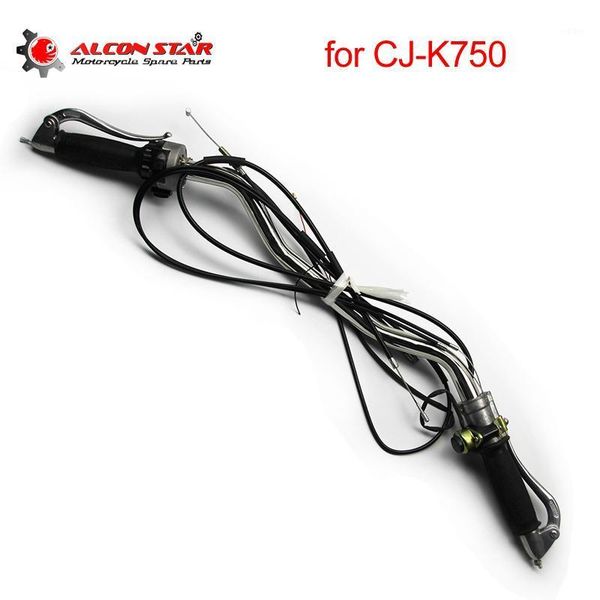 

alconstar- motorcycle hand grip bar lever cable mount bracket handlebar assembly for r12 r51 r75 ural m72 cj-k750 sidecar1