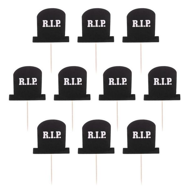 

хэллоуин party cake toppers ghost cemetery декоративные пищевые выбирает кекс флаг фрукты украшения для партии хэллоуин a3 jlloqo home003