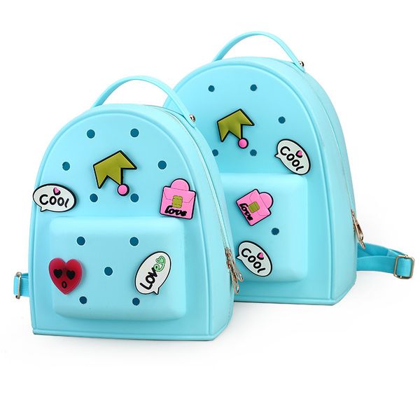 

sweet baby girls school bags candy color cartoon children backpacks kids satchel kindergarten bags mochila escolar infantil y0125