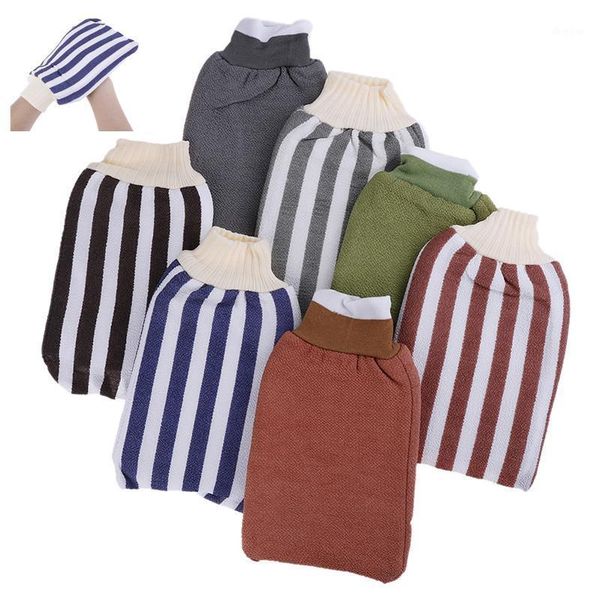 

exfoliating body scrub gloves shower bath skin massage sponge mirubbing towel bath glove new1