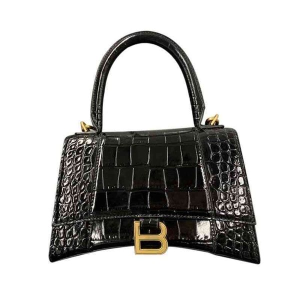 

designer bags leather balenciga handbag 2022 balenciga luxurys handbags fashion bag b family high version women's crocodile hourglass o