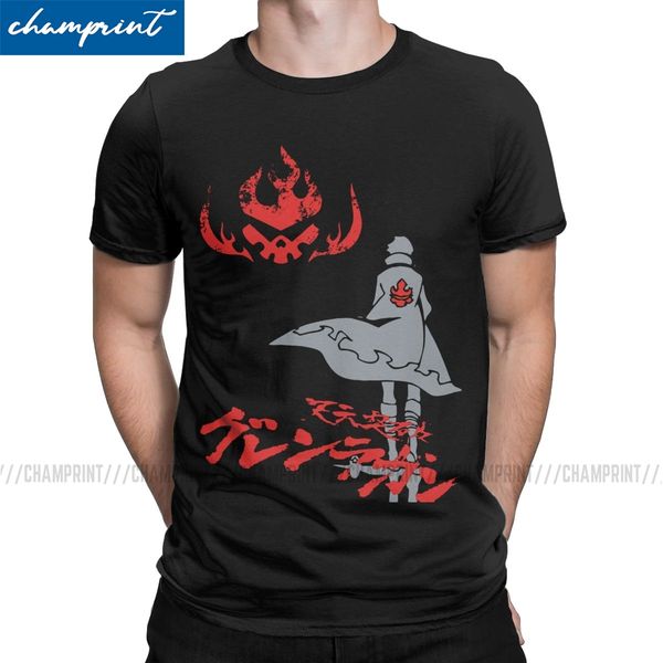 

tengen a men's tengen a gurren lagann kamina anime amazing tees short sleeve new arrival sport hooded sweatshirt hoodie men t shirt