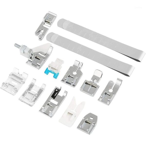 

11pcs set sewing machine accessories presser foot feet household multi-function electric concealed zipper lock set1, Black