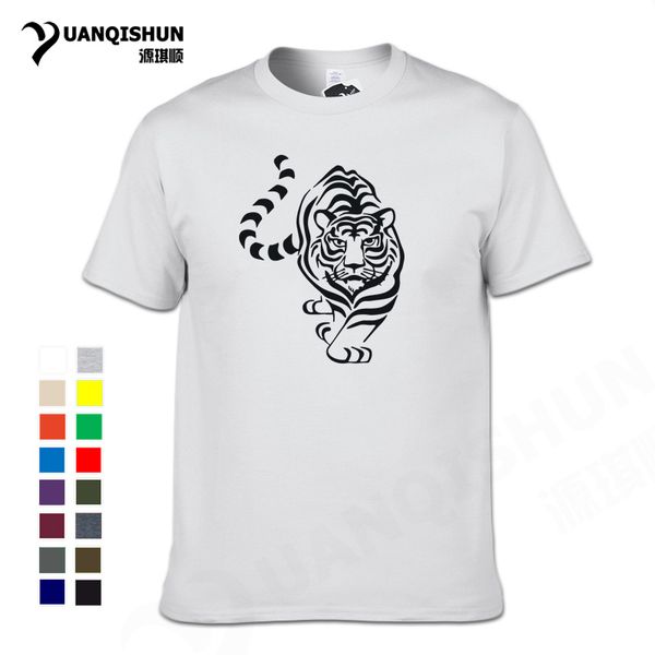 

sport beastmaster tiger print t-shirt fashion tiger head men animal t shirts 16 colors personality tee ing