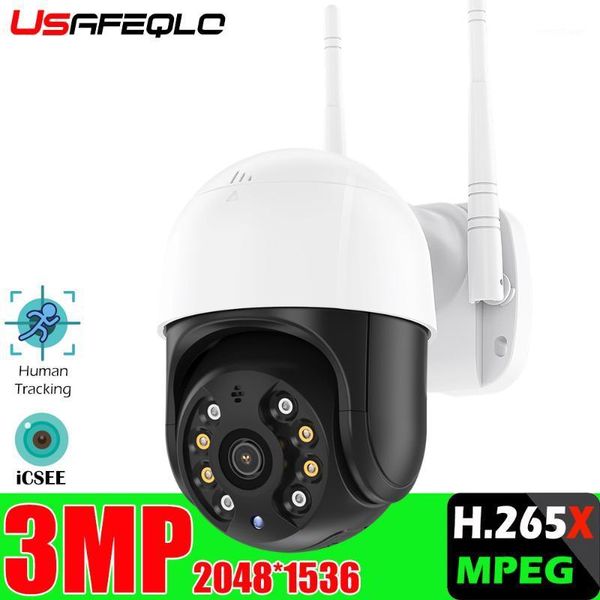 

3mp 2048*1536 ptz wifi camera outdoor 4x digital zoom speed dome camera human tracking h.265x onvif home security cctv ip1