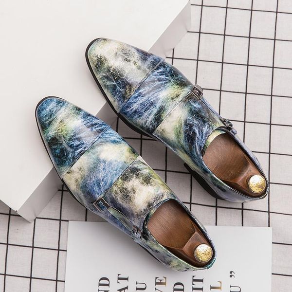 

fashion business dress men shoes new classic leather men's suits shoes fashion slip on dress men oxfords size 38-48 ge1, Black