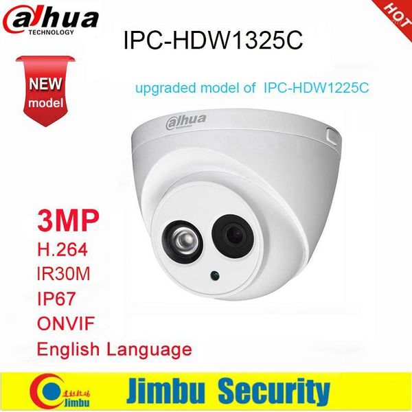 

mini cameras dahua ip camera 3mp ipc-hdw1325c h.264 ip67 ir30m onvif surveillance network dome 3dnr day/night1