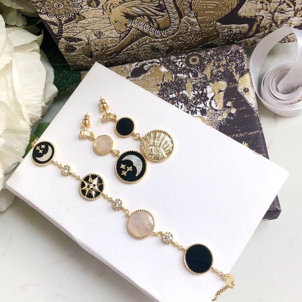 

the xingyue jewelry set earrings designed in 2020 are hand-inlaid 360-degree no dead ends beauty and hypoallergenic ing, Silver