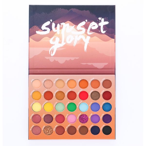 

Sunset Glory Eyeshadow Palette 35 Color Le Metier De Beaute Shimmer Glitter Eye Pressed Shadow Powder Pigmented Makeup Palettes Dropshipping