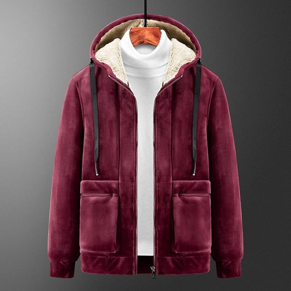 

running jackets plus size 8xl winter men jacket thickness fleece warm hoodie jogging athletic casual fitness coat sportswear outwear, Black;red
