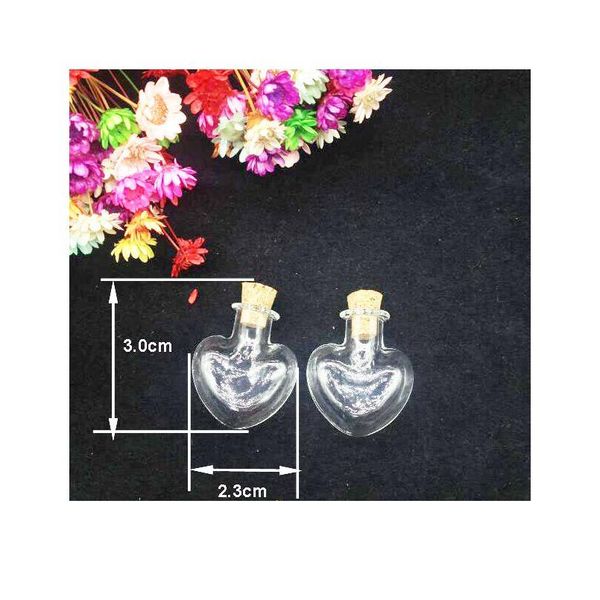 

20sets/lot mini wishing glass bottle peach heart shape vial cork ser jar with corked container mini diy e qylmyp, Black