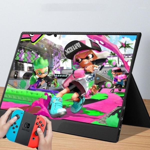 

monitors 15.6" qled hdr gaming monitor for switch ps4 light weight eye protection type c pd screen phone emui pc dex tnt lap