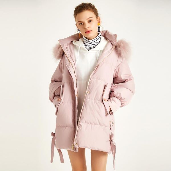 

2019 new winter parkas hooded loose warm clothing solid soft cotton parkas h484190071, Black