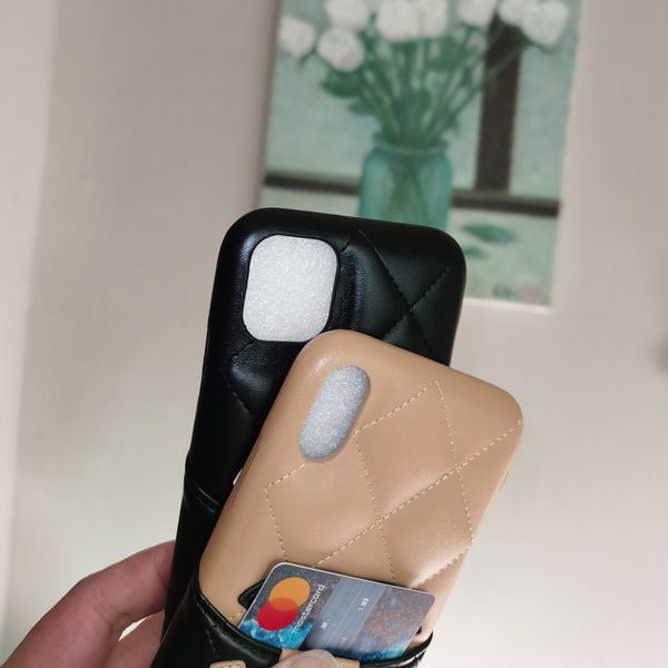 

fashion phone case for iphone 12 12 pro max xs xr xsmax leather card pocket great designer phone case for iphone 11 11 pro max