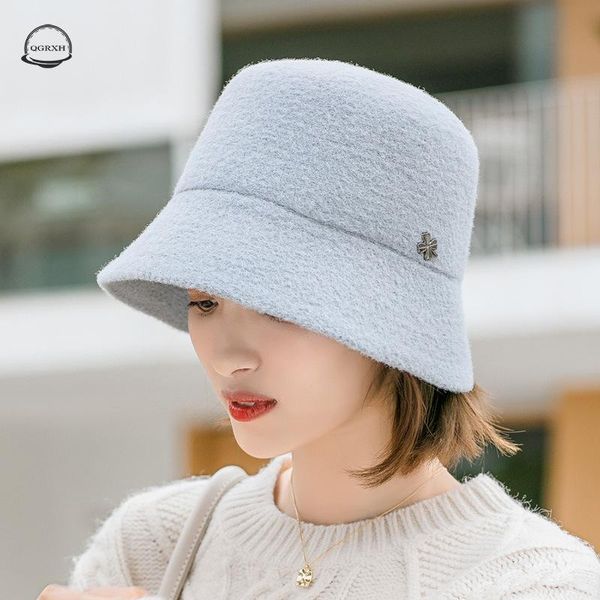 

womens felt hat winter fedora hat women classic british autumn streetwear felt hats forjapanese fashion bucket gifts women, Blue;gray