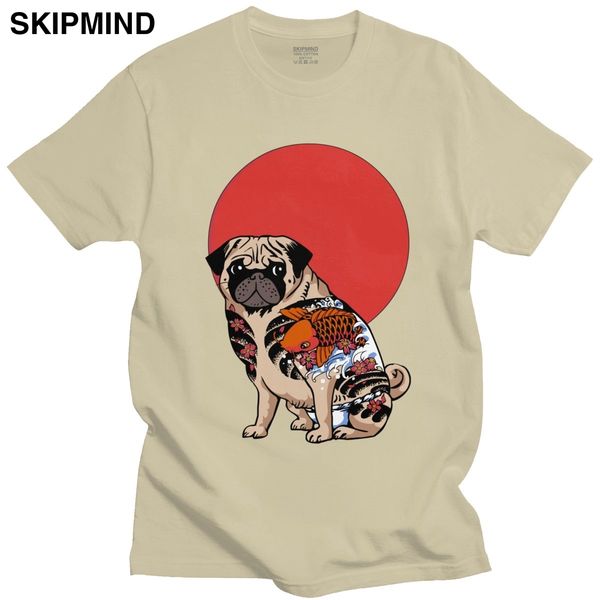 

funny yakuza pug t shirt men graphic t shirt short sleeved japan dragon gangster video game tee merch sport hooded sweatshirt hoodie